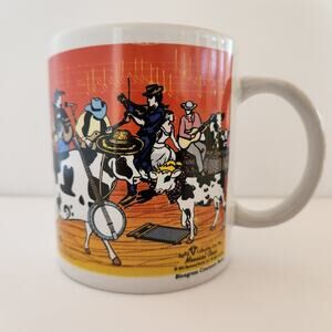 Vintage Cow Mug 2003 Sherwood Moosical Cows